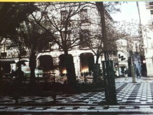Caceres - Vista de empedrado y Calle Ezponda