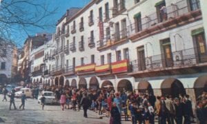 Vista de los arcos y soportales
