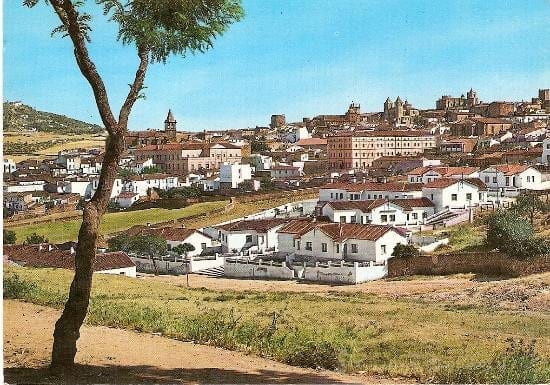 Años 60 - Vista parcial de Cáceres