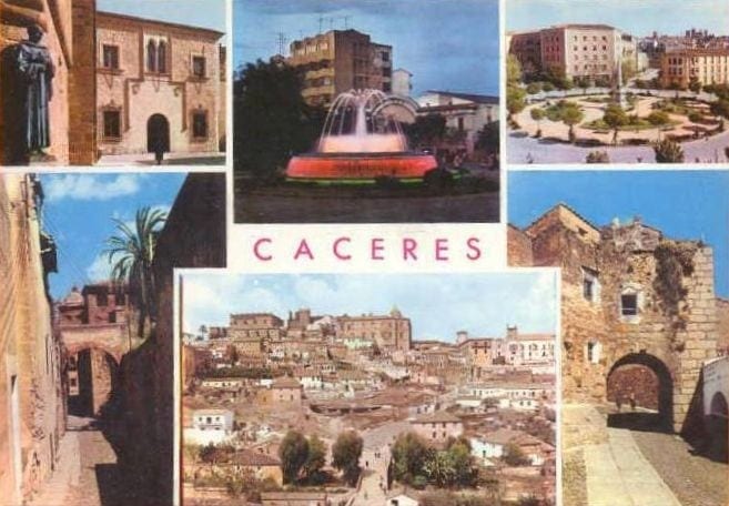 Cáceres collage