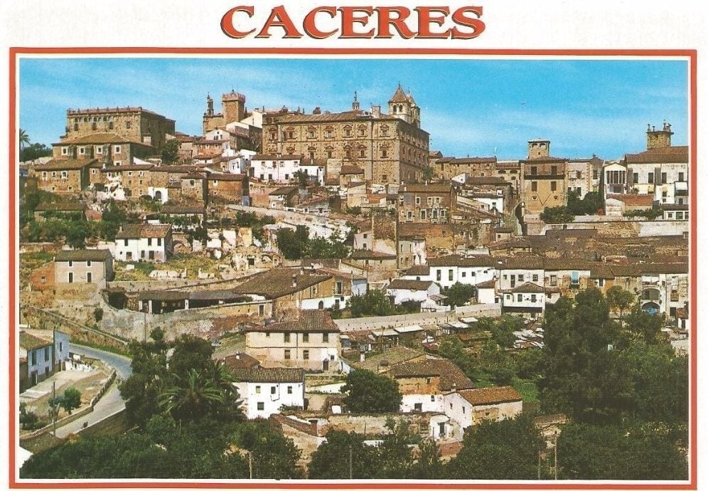 Vista general de Cáceres
