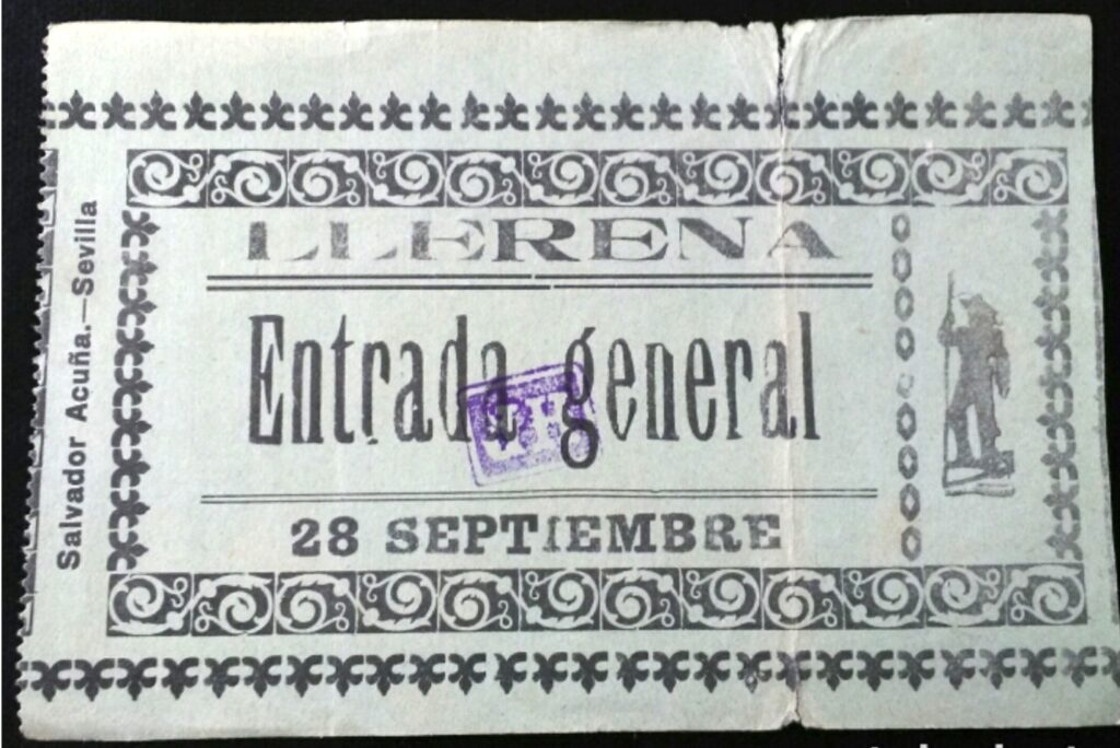 Entrada de toros en Llerena - A&ntilde;os 40