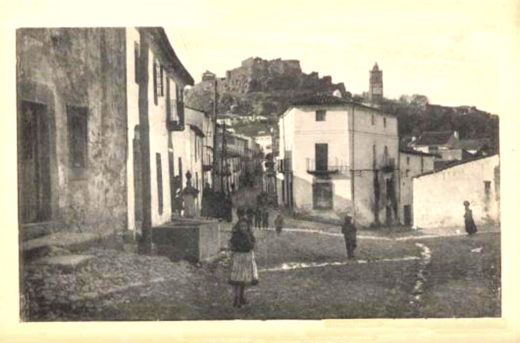 Calle Cort&eacute;s de Mont&aacute;nchez en los a&ntilde;os 20
