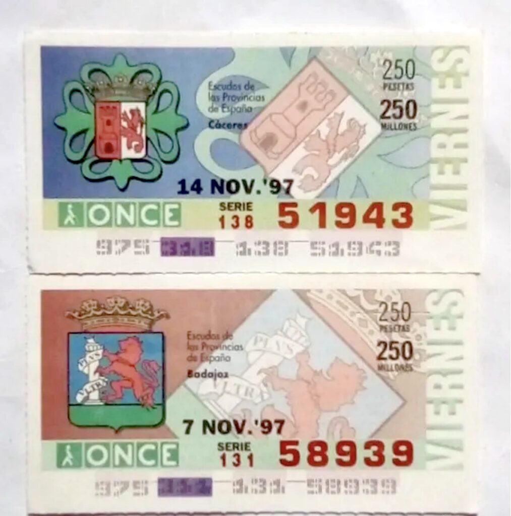 Loter&iacute;as de C&aacute;ceres en los 70