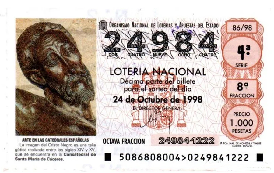 Loterías de Cáceres en los 70